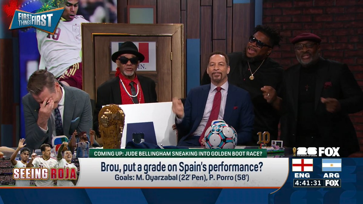 No Spain, no gain French destiny No oui oui Mbappé looked sloppy Brou’s team kept it clean, it was a beautiful A Game 🎶 Holaaa Chris Broussard 🤣