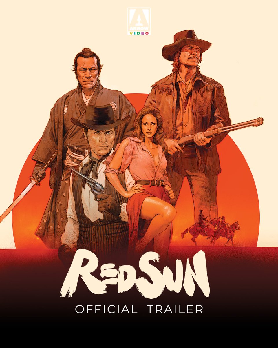 East meets West in RED SUN (1971). Out now on 4K UHD 🎞️