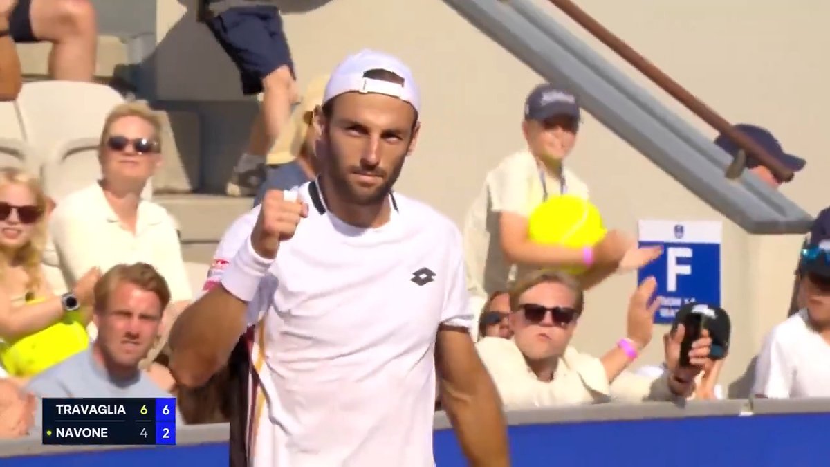 Statement made. stefano travaglia produces lights-out tennis to stun fourth seed Navone 6-4, 6-2 and reach the last eight 👏 Nordea Open | #NordeaOpen