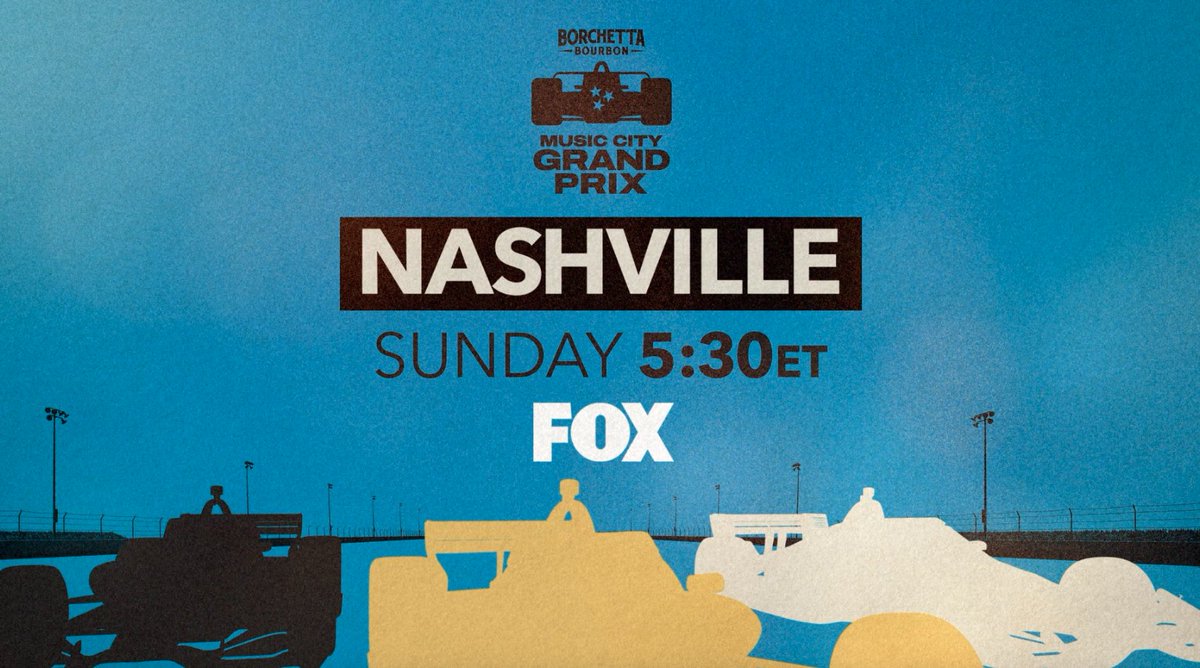 Nashville Superspeedway. Sunday after the FIFA World Cup final on FOX and FOX One!