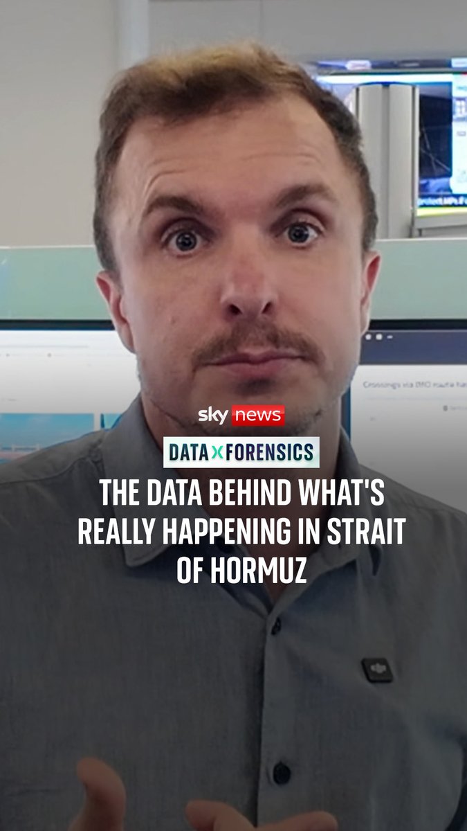 Sky's OSINT editor, Adam Parker explains the data behind ship crossings in the Strait of Hormuz. Iran war latest: