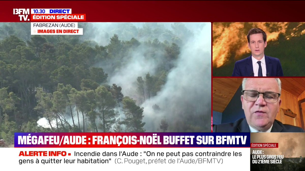 L’été dernier, notre nouveau défenseur des droits François-Noël Buffet nous expliquait qu’on n’avait pas besoin de la solidarité européenne pour éteindre les incendies dans l’Aude parce qu’on était trop forts On voit ce que ça a donné