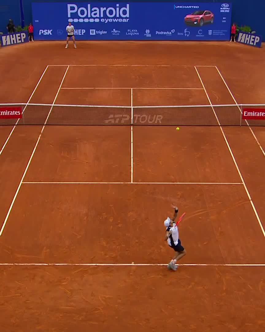A Three Set showdown 🍿 Mateo Arnaldi overcomes Gomez 6-3 5-7 6-3! #CroatiaOpenUmag