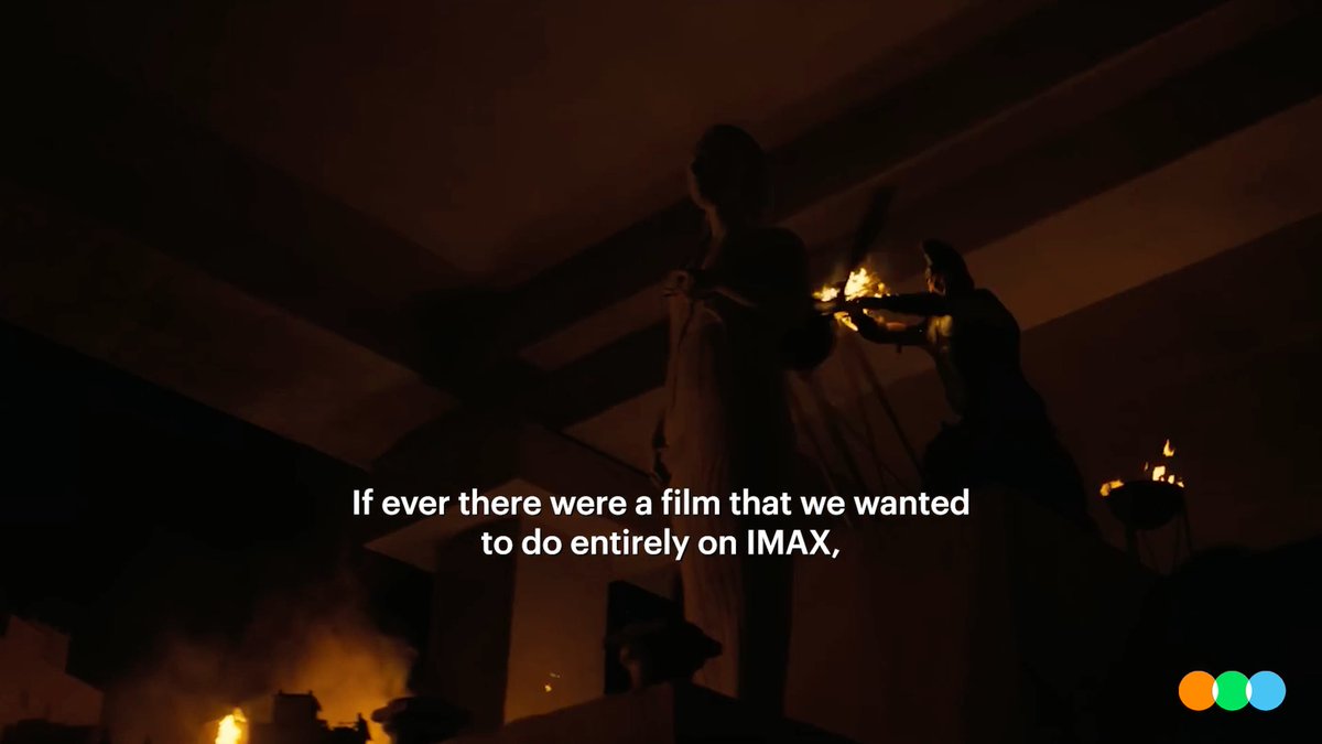 Christopher Nolan discusses his approach to filming with IMAX technology for The Odyssey and looks back at his filmography 🎥 Watch the full interview ➡️