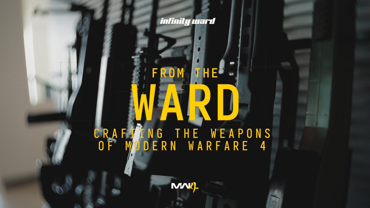 Authenticity. Balance. Precision. See how the team at Infinity Ward approached weapon design for #MW4 in the latest episode of From the Ward.