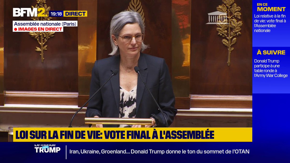 "A ma chère, à ma tendre, à mon aimée, maman": l'émotion de Sandrine Rousseau en marge du vote final sur la loi relative à la fin de vie #BFM2