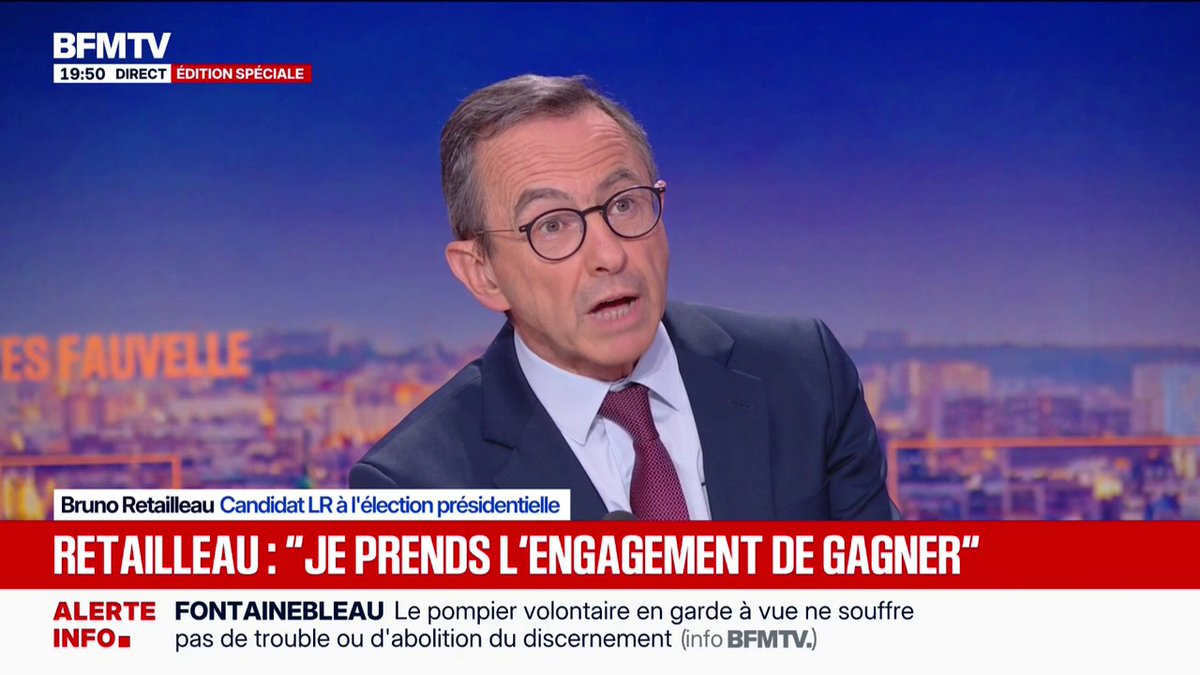 Présidentielle 2027: "Jamais Marine Le Pen ne redressera la France", estime Bruno Retailleau, candidat LR
