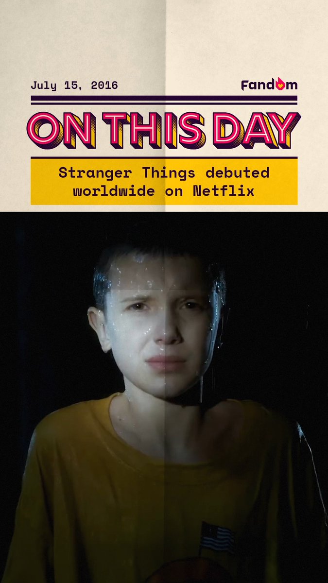 Can't believe it's already been 10 years since we first saw Stranger Things on Netflix 🤯
