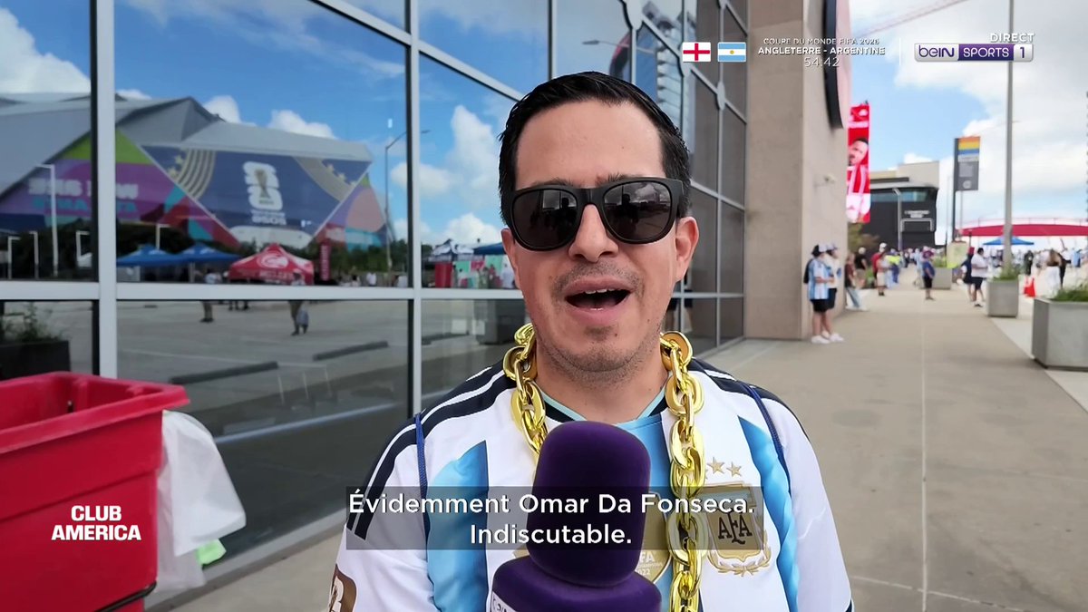 ๐๐ #ClubAmerica ๐ด๓ ง๓ ข๓ ฅ๓ ฎ๓ ง๓ ฟ๐ฆ๐ท Messi, Maradona ou Omar Da Fonseca, qui les Argentins prรฉfรจrent-ils ? #beINFWC2026