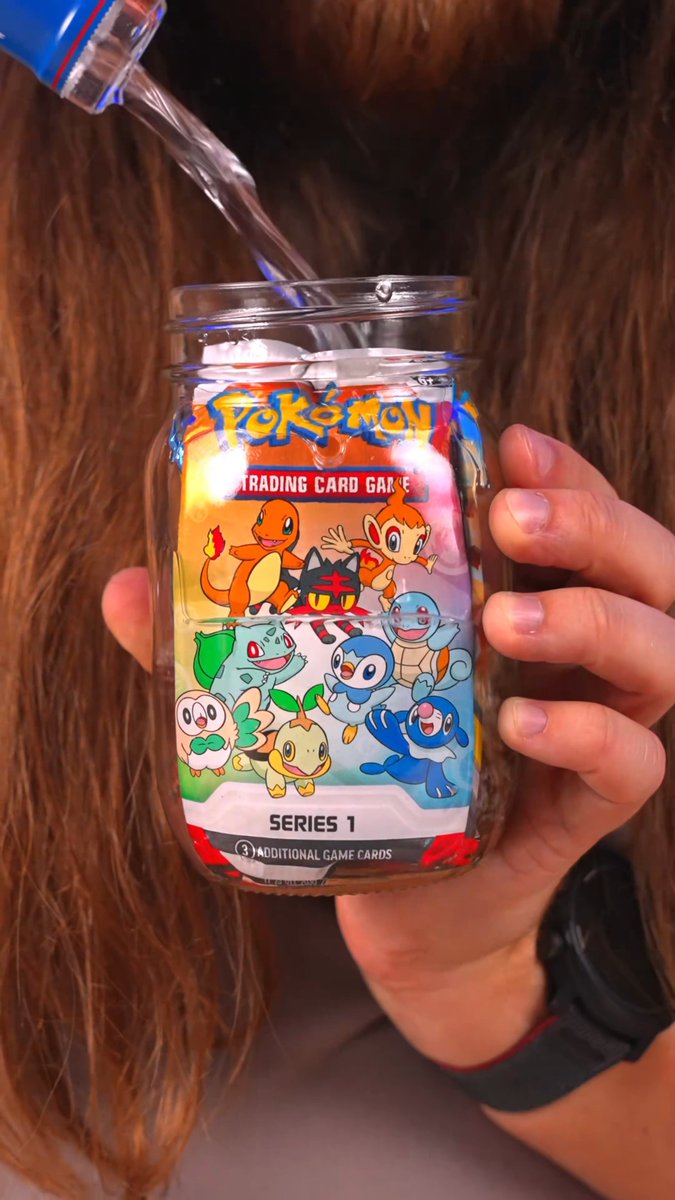 I left Pokémon Cards in Vodka for a week