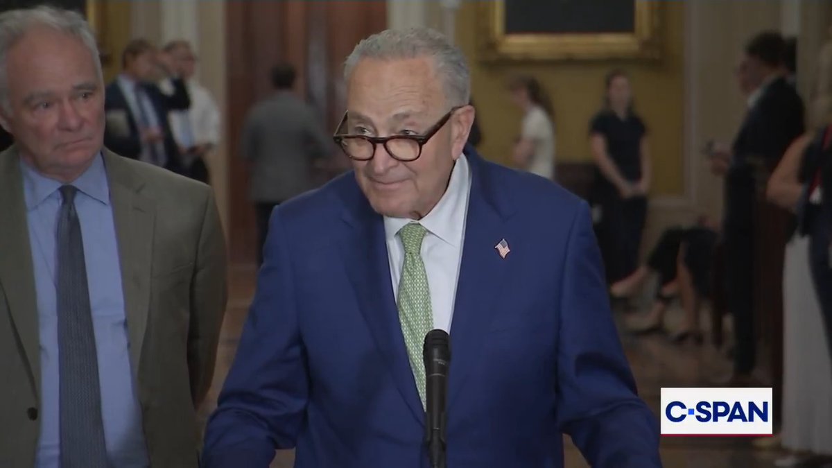 Minority Leader Chuck Schumer (D-NY): "Mr. President, the SAVE Act ain't passing. It ain't passing in the Senate, it ain't passing the Democrats, and it ain't passing in the courts."