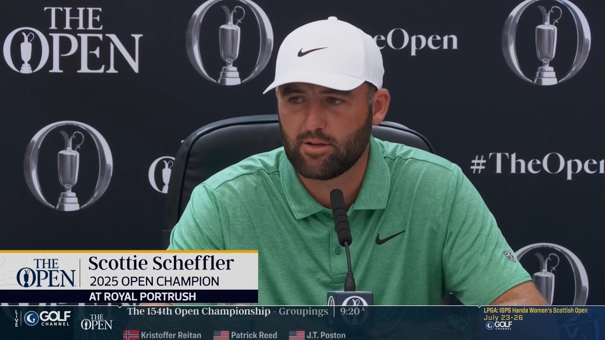 Scottie Scheffler and Rory McIlroy gave similarly blunt responses to whether they think about creating golf history on major weeks like this 😅