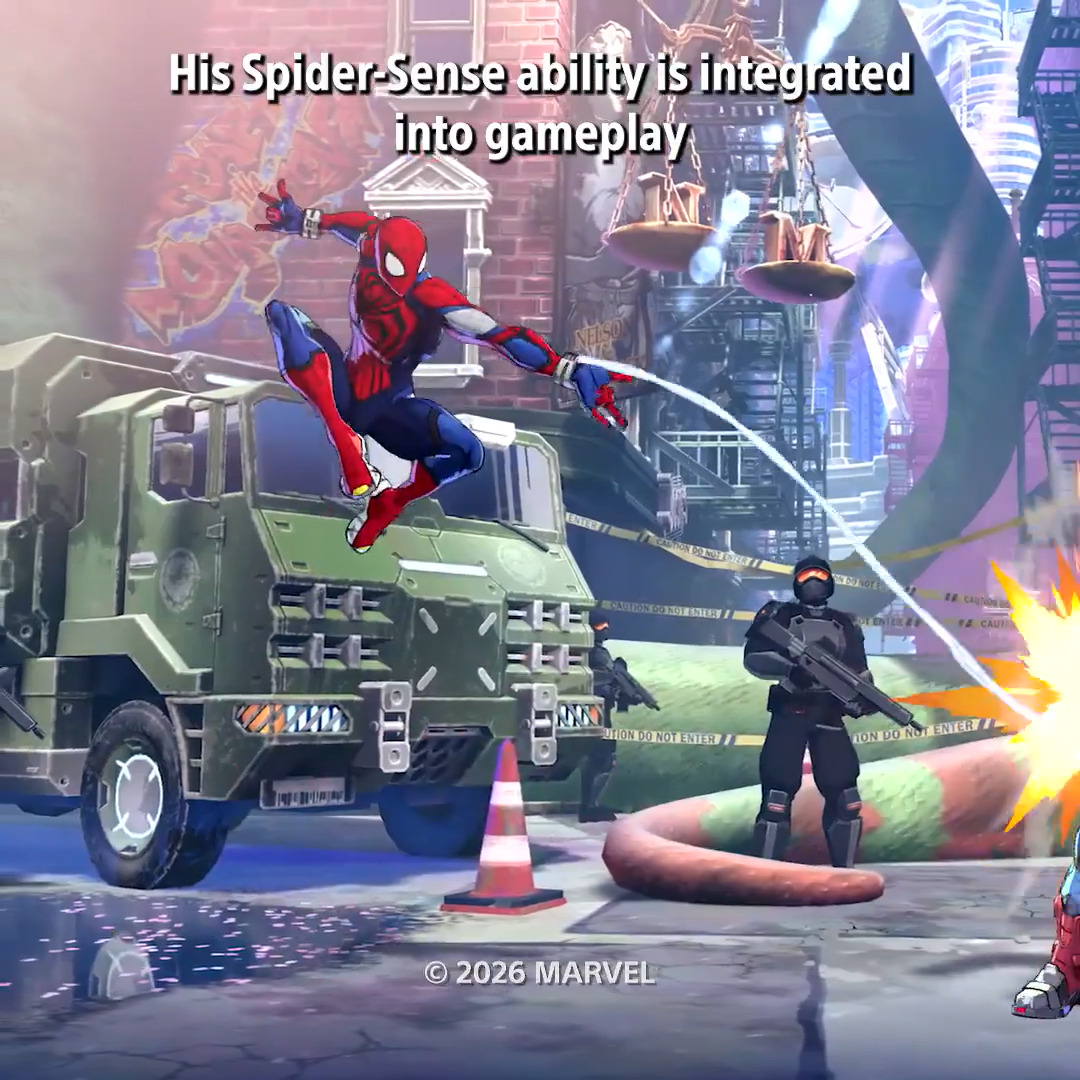 Look out! Here comes the Amazing Guardians in MARVEL Tōkon: Fighting Souls Get to know Spider-Man's witty team 🕸️🤖🚀🦸🏽♀️
