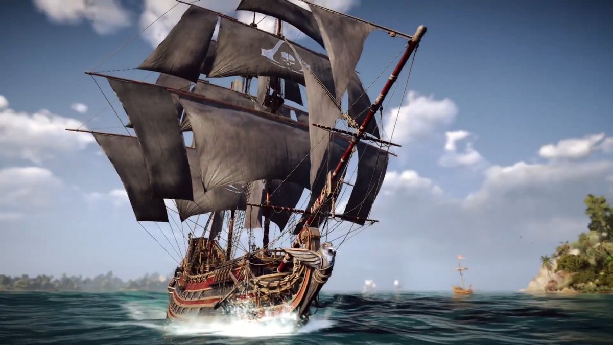 Ubisoft has launched a Skull & Bones x Assassin's Creed Black Flag Resynced collaboration! Currently a Black Flag Resynced skin is available in Skull & Bones from July 9 to August 11!