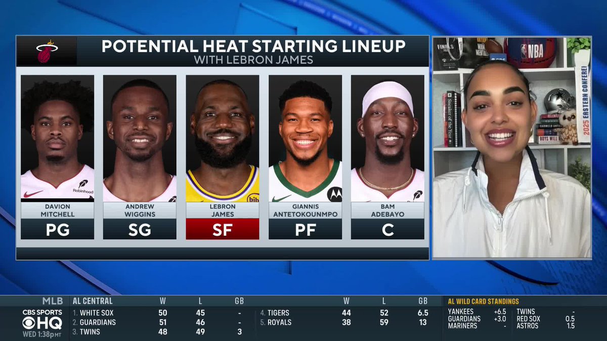 "This is not a championship contender even with LeBron James on the roster." Ashley Nicole Moss on how far the Miami Heat could go with LeBron.