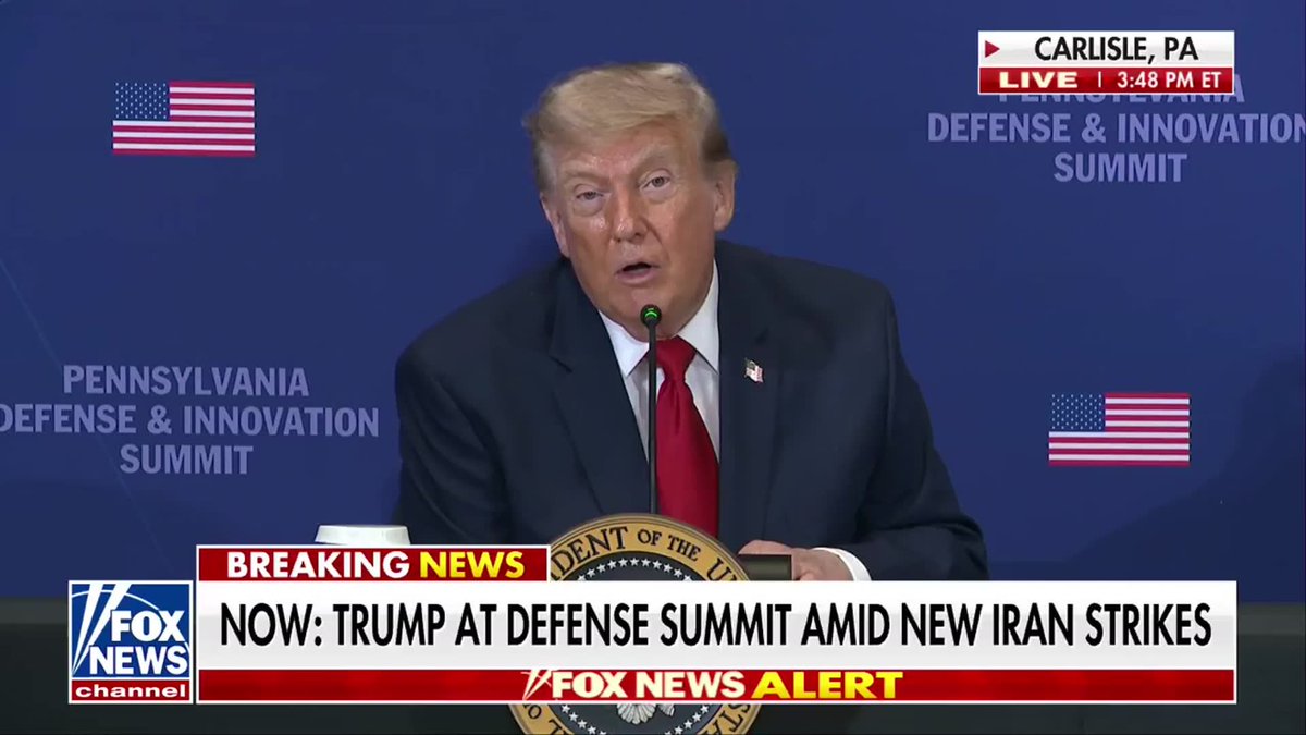 NEW: President Trump praises the return of a strong national defense, highlighting its immediate impact on rebuilding America's armed forces. "Our country is built on greatness. It was based on success. It was based on merit. And now we have that." "They gave us back our beautiful merit system. And now the best people get into the best positions.” “We actually have strong people going into the military now, as opposed to people that aren't strong or that shouldn't be there."