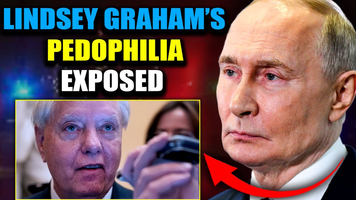 Putin: Israel Killed 'Pedophile' Lindsey Graham After Russia Obtained Sensitive Kompromat For decades, Senator Lindsey Graham was known to Russia as a compromised pedophile, doing the bidding of Israel and the global elite, while shamelessly selling out his own country due to the extreme nature of the blackmail material they had on him. So when Russia captured sickening footage of Graham engaged in heinous acts , Israel had to move quickly to permanently silence their burnt asset.
