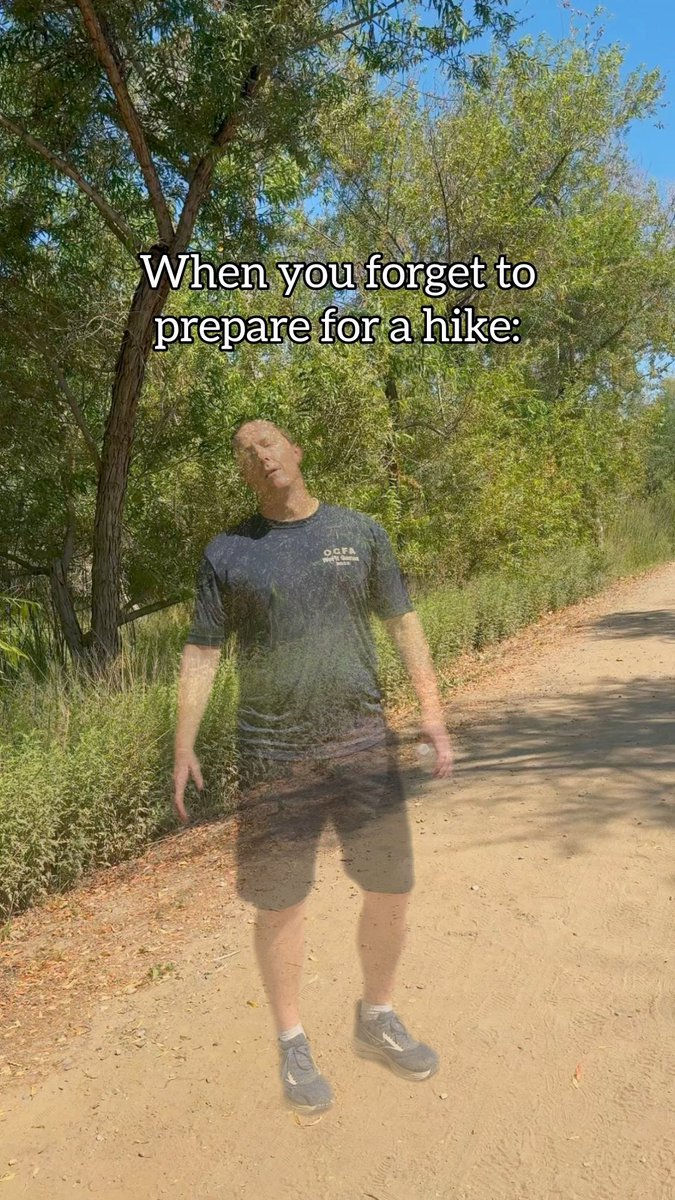 Planning to hit the trails this summer? Don't forget plenty of water!💧If possible, limit outdoor activity between 10 a.m. and 3 p.m., the hottest part of the day.