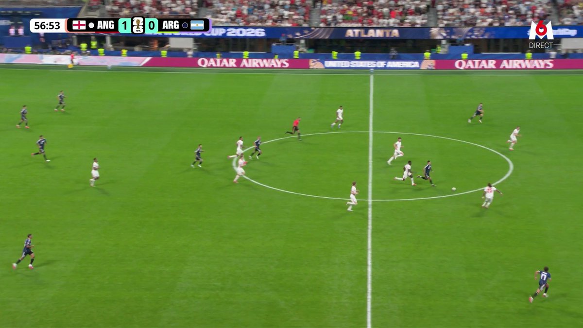 Quel retour de Spence ! 😱 Fautif au départ, le latéral anglais se rattrape avec un tacle exceptionnel au dernier moment devant Simeone. Ses coéquipiers le célèbrent comme un but ! Suivez le match sur M6 et M6+ #CDM2026 #FIFAWorldCup #ANGARG
