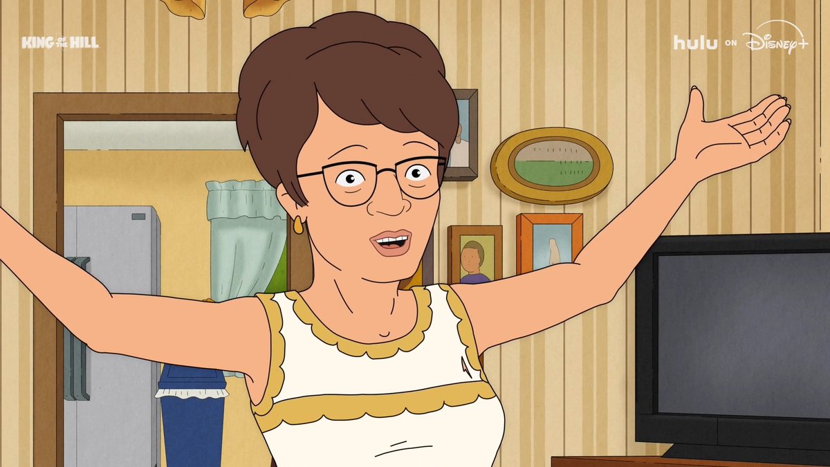 For those who can see correctly, the answer is still white and gold. #KingOfTheHill