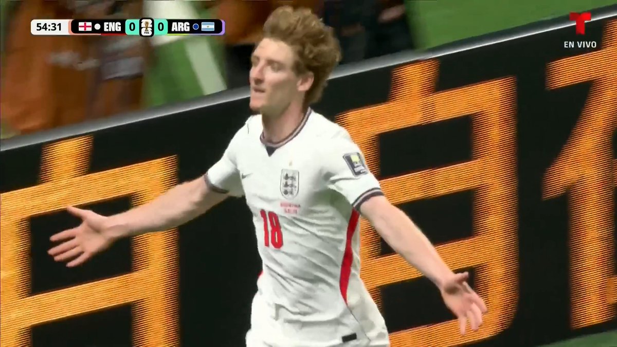 ENGLAND ARE ON THE VERGE OF THEIR FIRST WORLD CUP FINAL APPEARANCE SINCE 1966 BECAUSE OF THIS GOAL FROM ANTHONY GORDON 🔥