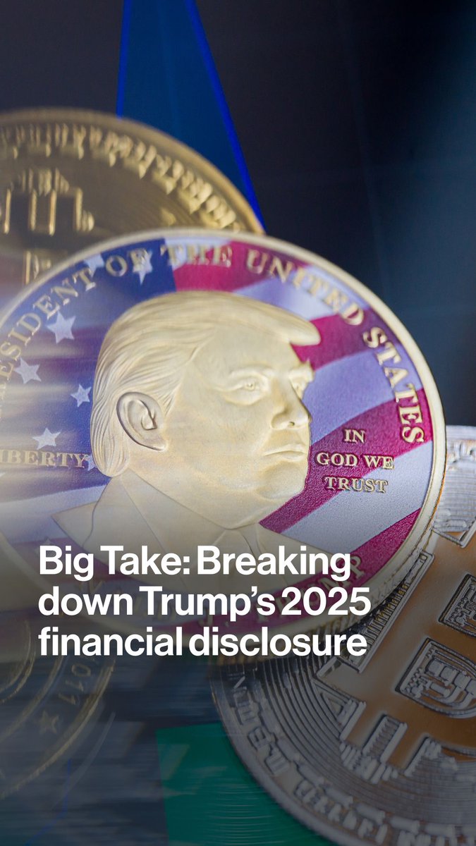 President Donald Trump’s 2025 financial disclosure showed earnings unlike anything Americans have seen from a sitting US president: $1.4 billion in cryptocurrency, 21,000 securities trades and millions from his resorts and golf clubs. On today’s Big Take podcast, Bloomberg campaign finance reporter Bill Allison joins Sarah Holder to look at the ethical concerns the disclosure raises and what — if any — political fallout could follow. Listen wherever you get your podcasts