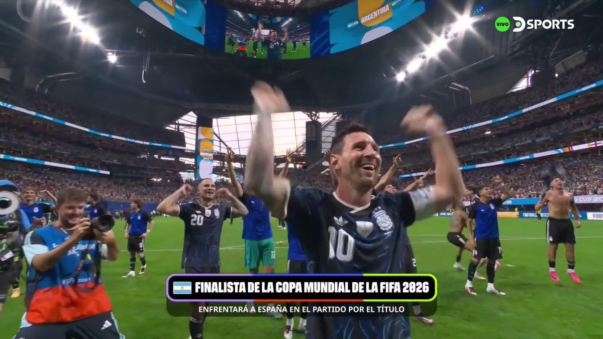 ¿EL CM VA A PUBLICAR TODO LO QUE HAGA MESSI? EL CM VA A PUBLICAR TODO LO QUE HAGA MESSI. ¡Argentina OTRA VEZ finalista del #MundialEnDSPORTS tras ELIMINAR A INGLATERRA! #FIFAWorldCup