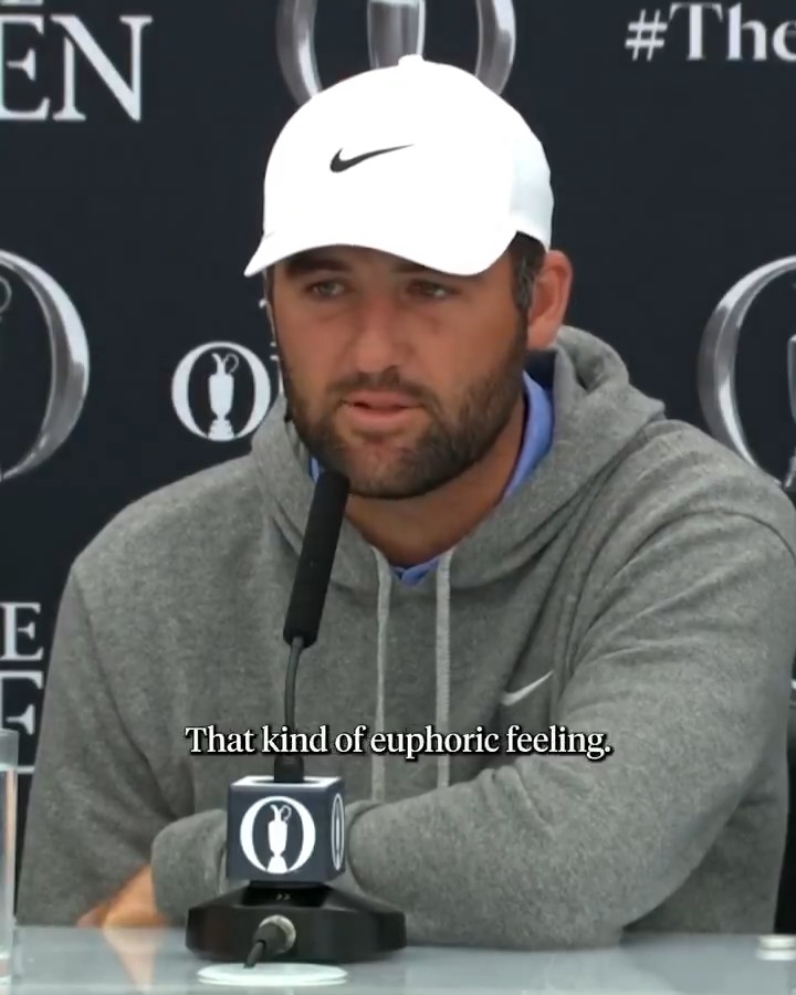 Scottie Scheffler gave incredible insight into the fulfillment of winning at last year's Open Championship.