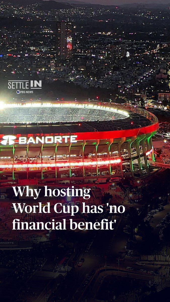 There is "no financial benefit" to hosting the World Cup, sports journalist Simon Kuper (Simon Kuper) says. "World Cups don't boost the economy," he told PBS News' Geoff Bennett. "That's a very clear and consistent finding by academic sports economists over the decades ... So they don't increase GDP. They don't increase the number of jobs. They don't increase tourism to your cities." "Then you're left with the costs because FIFA's model is, it takes all the money from the World Cup," he added. "The host city can't even charge sales tax on ticket sales, and the hosts have to pay the costs." Kuper, author of “World Cup Fever: A Soccer Journey in Nine Tournaments," joined Bennett for the latest episode of PBS News' Settle In podcast. They discussed the World Cup, the politics of FIFA and where soccer goes from here. For the full episode: