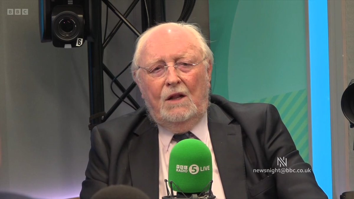 "I counselled for a long time, let's end the headless chickens season - because people were panicking" Matt Chorley asks former Labour leader Lord Kinnock whether Labour MPs were wrong to get Keir Starmer to resign. #Newsnight