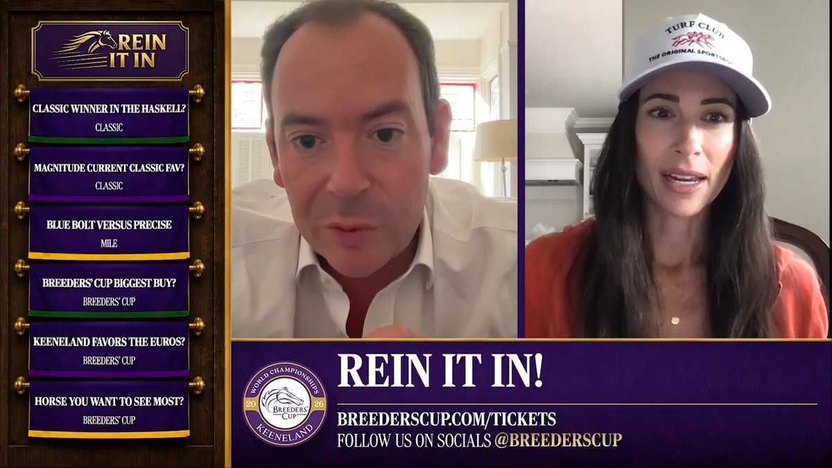 The first episode of Britney Eurton and Nick Luck's new live series, Rein It In, has arrived. They will have 2 minutes to provide as much information about a #BC26 topic as possible. Rewatch the first episode now, and be sure to subscribe to catch the live Premiere of Episode 2! Watch the rest ➡️