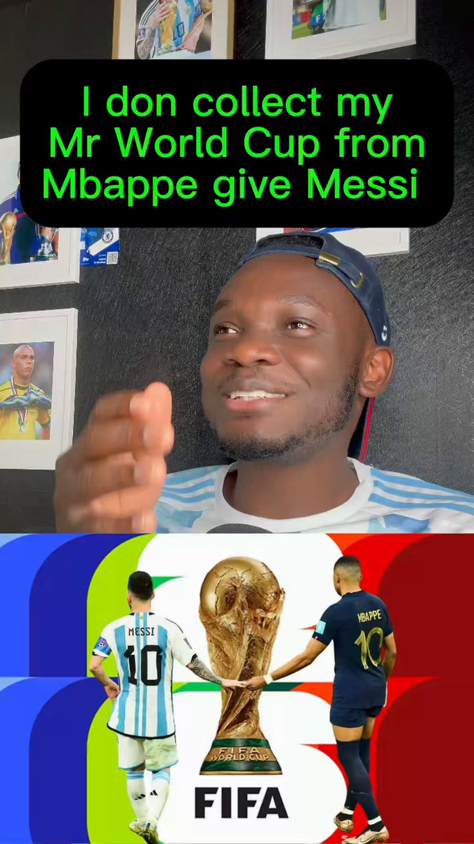 🚨 Mbappe you’ve to wait till 2034 to proof that you’re the greatest World Cup player, Messi has proven it beyond doubts now 👏🏻👏🏻👏🏻