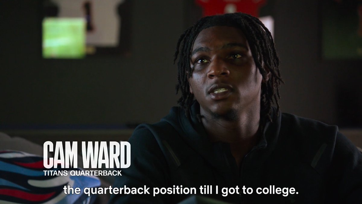 #Titans QB Cam Ward watching film is both insightful and entertaining at the same time: “Like, I ain’t ever seen this sh*t in my life. ... The NFL D-line is so good. They get paid millions to go hit the f*** out of me.” 😂 (via Netflix Sports)
