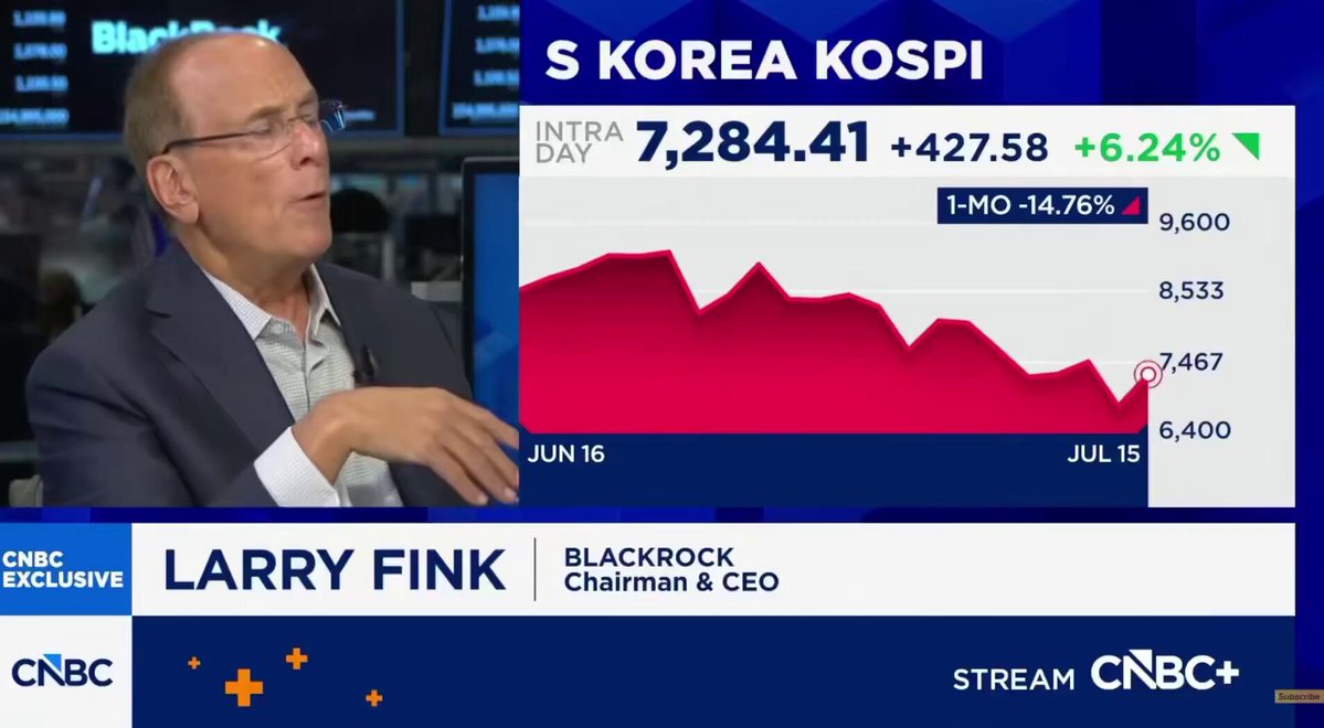 HUGE: 🇺🇸 The $15 trillion BlackRock CEO says he is very Bullish on the crypto market over the next 12 months.