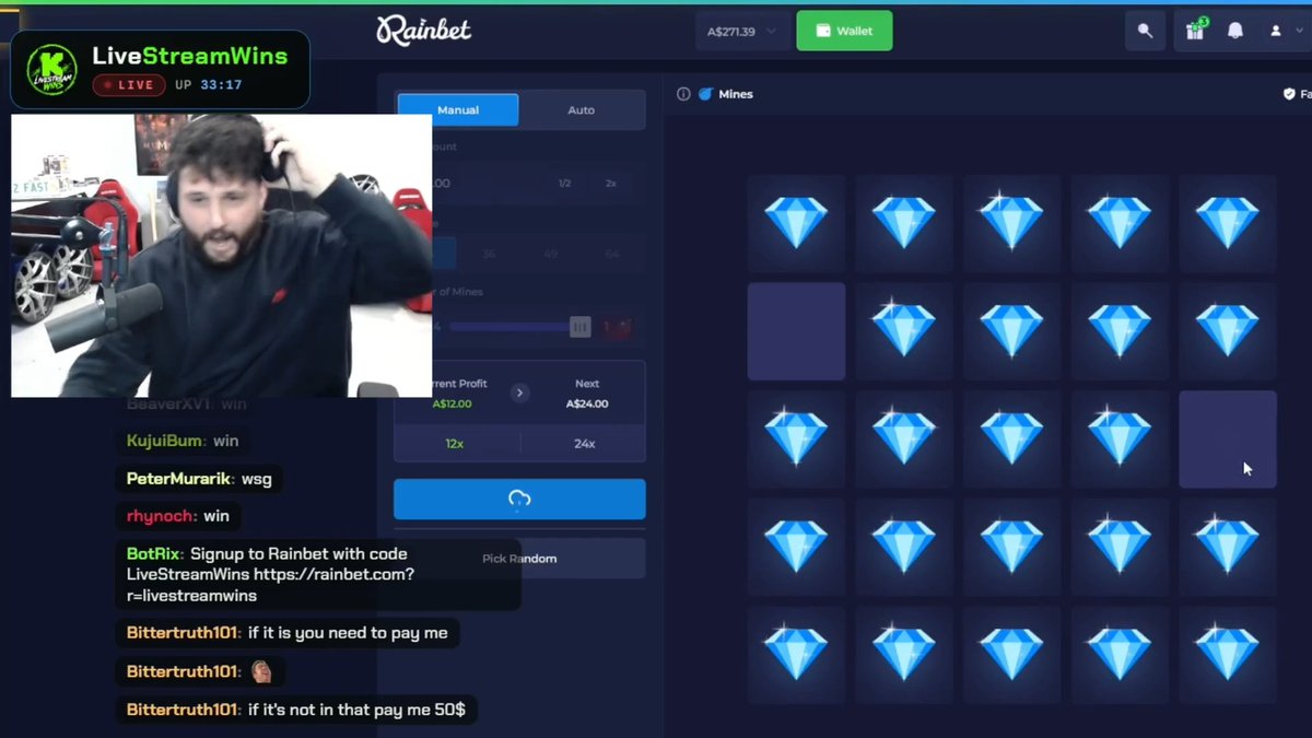 ⚠️ MAX WIN ALERT ⚠️ I Just Got a FULL SCREEN on Rainbet Mines After calling EXACTLY Where The Mine Was.. 🤣