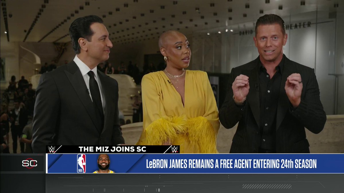 .The Miz gives his pitch for LeBron to return to Cleveland 👑