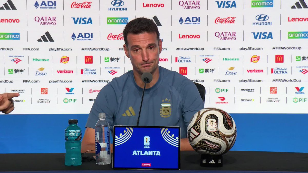 “ESTE EQUIPO CUANDO MEJOR JUEGA ES CUANDO ESTÁ EN DIFICULTAD, CUANDO VEMOS SANGRE AHÍ VAMOS HASTA EL FINAL”. Lionel Scaloni. 🚬