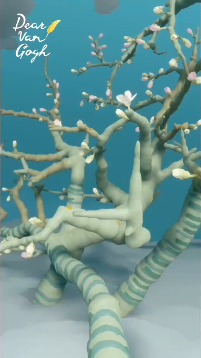 Close your eyes and step into a canvas of whispers. Feel a journey through memory, longing, and white almond blossoms blooming against a quiet blue sky…💙 Thank you to #skycreatortroupe member Mossypine (on Instagram) for the amazing voiceover of this touching letter from Vincent van Gogh ✨