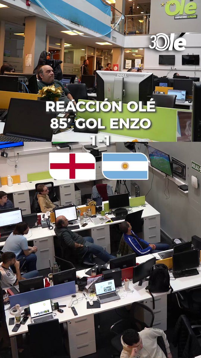 ¡¡LO GRITAMOS TODOS!! A LA FINAL DEL MUNDIAL 🇦🇷 🗣️ Así se vivieron en la redacción de OLÉ los goles de Enzo Fernández y Lautaro Martínez, y el pitazo final que mete a la Selección en el útlimo día de la Copa del Mundo