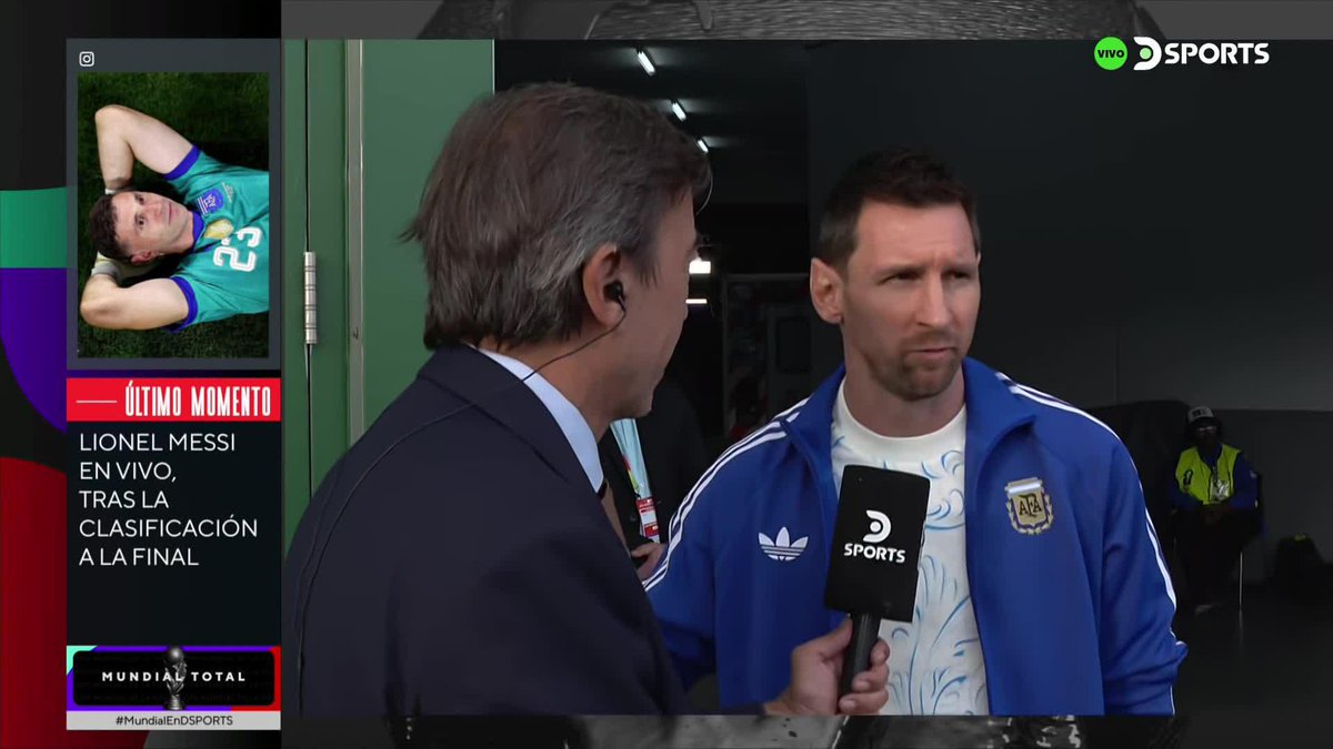 "Cuando mejor jugamos fue cuando íbamos perdiendo. Tuvimos más paciencia. Este grupo sigue mostrando que siempre deja el máximo y nunca deja de COMPETIR". Lionel Messi. 🇦🇷👏