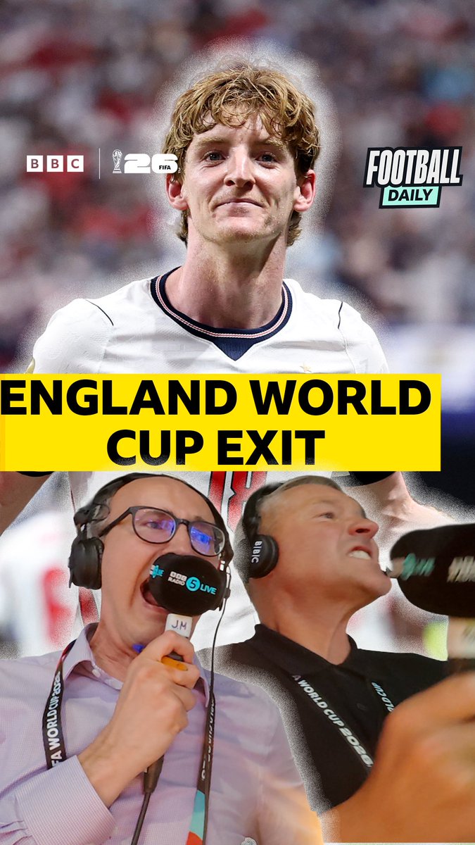 ๐ญ England dared to dream...But Argentina are World champions for a reason ๐คท ๐๏ธ Watch it through John Murray & Paul Robinsonโs eyes #BBCFootball #FIFAWorldCup
