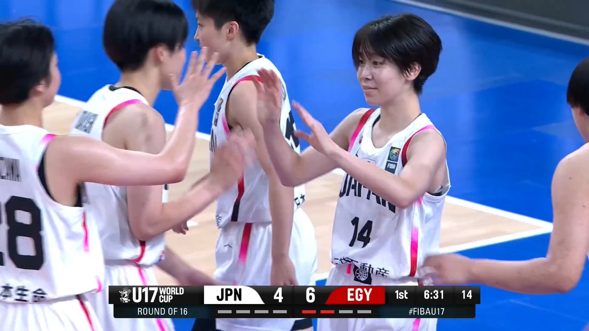 日本が誇る攻撃型ガードがゲームハイ19得点！ #14 大槻 佳子（PG｜166cm） 19 PTS｜7 REB｜4 AST 🇯🇵#AkatsukiJapan 女子U17日本代表 🏆FIBA U17女子ワールドカップ2026 🆚エジプト #FIBAU17