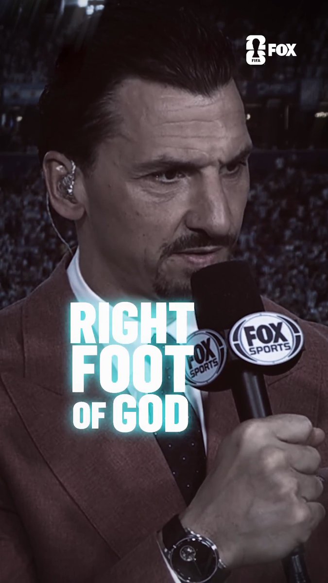 Left or right, Zlatan knew we would see the foot of God today. Zlatan Ibrahimović