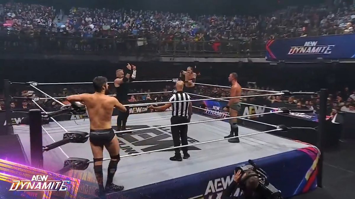 Christian Cage did the DG dance in his own style, LMAOOOO.