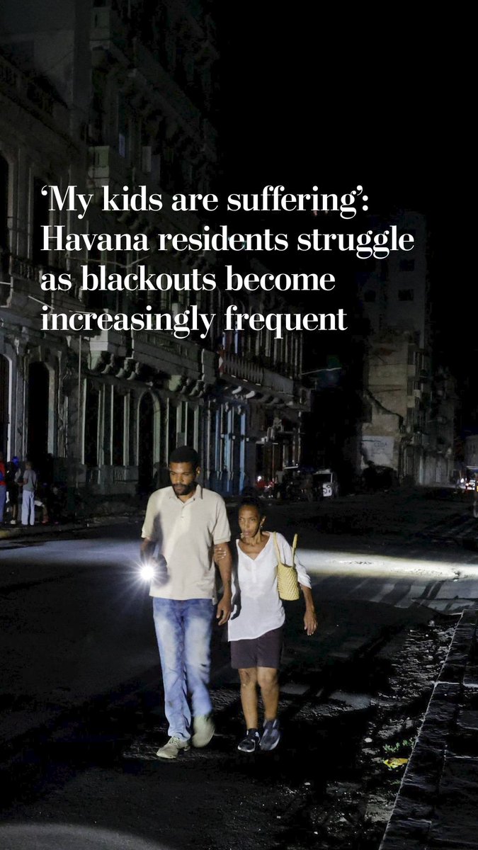 Cuba suffered another blackout on June 14, leaving the entire country without power, officials said. It was the third such incident in two weeks as a U.S. oil embargo stresses the island’s grid.
