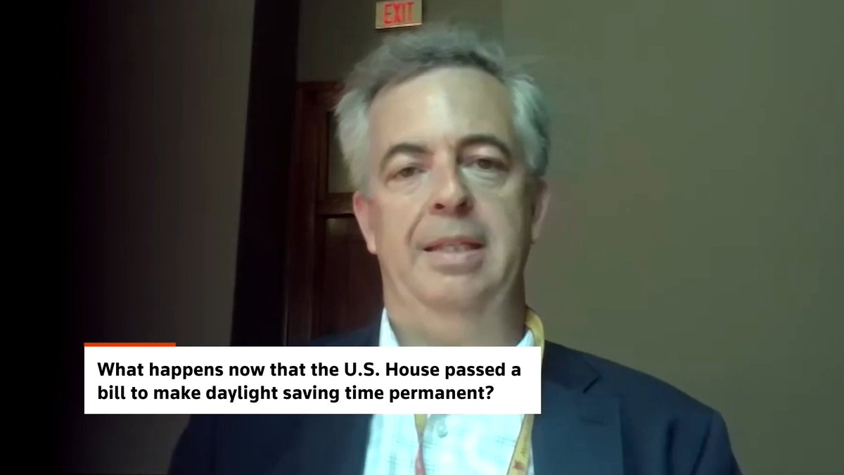 The US House of Representatives passed a bill that would make daylight saving time permanent and sent the bill to the Senate for consideration. David Shepardson explains what's next