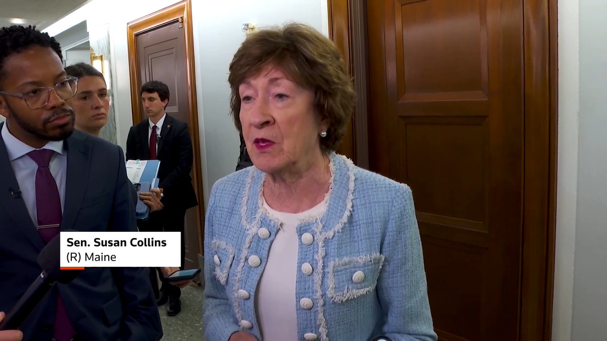 Maine Republican Senator Susan Collins backed a temporary halt on routine ICE traffic stops after two fatal shootings in a week, diverging from Trump who rejected a pause