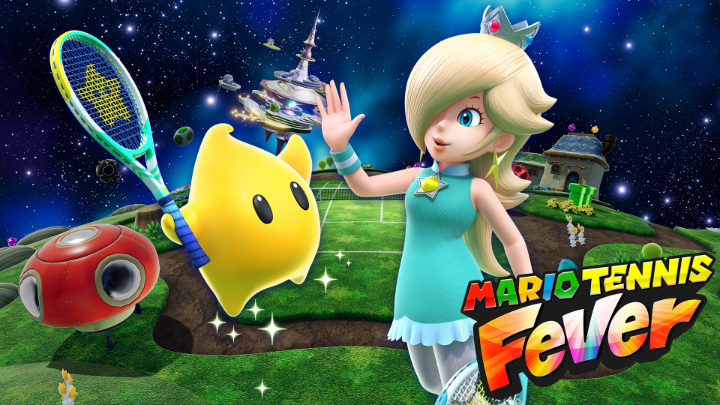 A free update is available now in #MarioTennisFever! Play on the brand-new Galaxy Court, use the Black Hole Racket to pull in opponents, choose new color options for Luma, and more! GameShare via GameChat support has also been added. Share the tennis fun online with friends near and far who don't have the game. Play today: