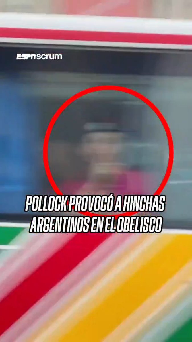 🏴🤬 ¡HENRY POLLOCK BURLÓ A HINCHAS ARGENTINOS! ℹ️ El forward inglés, a instantes de comenzar el partido entre la Selección argentina y la inglesa por las semifinales, hizo gestos provocativos desde el micro. ➕ Mirá el mejor rugby en Disney+ Plan Premium.