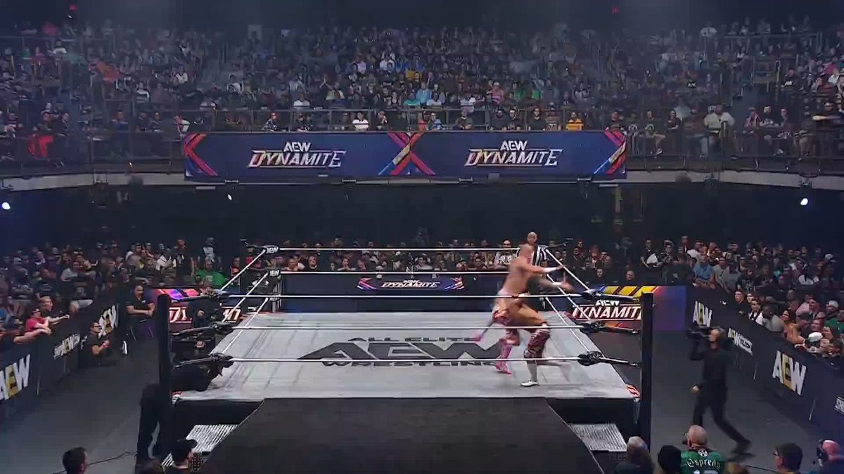 NEVER take your eyes off of Komandercr_luchador! Watch #AEWDynamite LIVE on TBS &amp; HBO Max